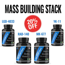 Mass Building SARMS Stack Pack- LGD4033, RAD140, MK677, YK11